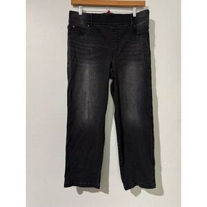 Spanx 2X black washed jeans